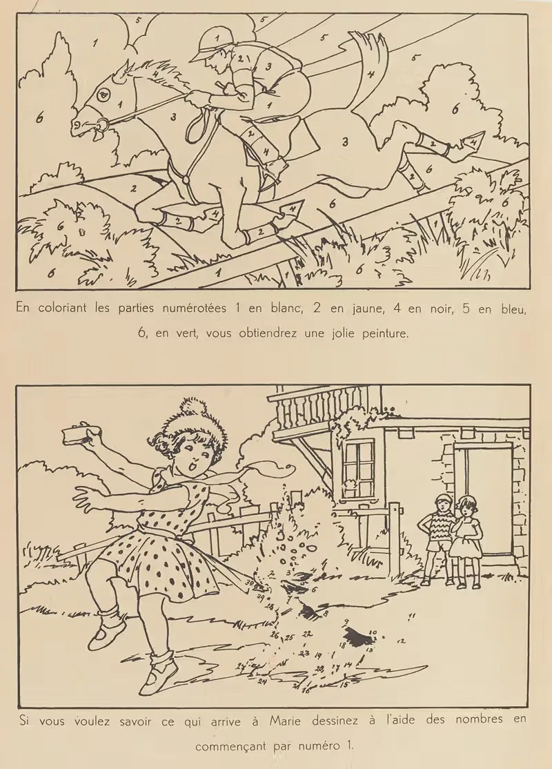 Для раскрашивания Пл.17 by Гастон Марошо, 1936 — digital art print download