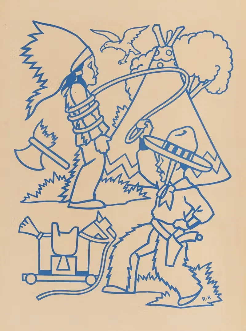 Для раскрашивания пл.24 by Гастон Марошо, 1936 — digital art print download