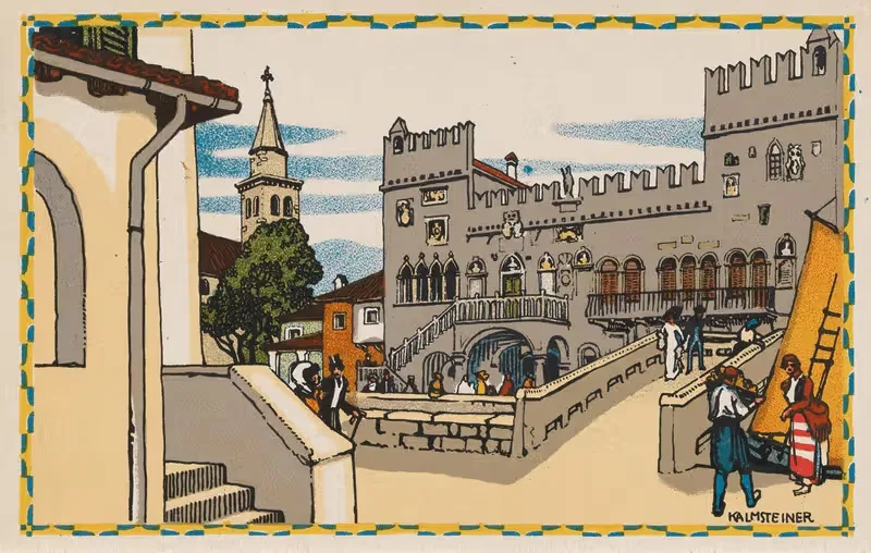 Каподистрия, загородный дом by Ханс Кальмштейнер, 1913 — digital art print download
