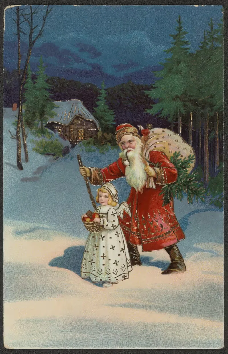 Рождественская открытка by Германн Вольфф — digital art print download