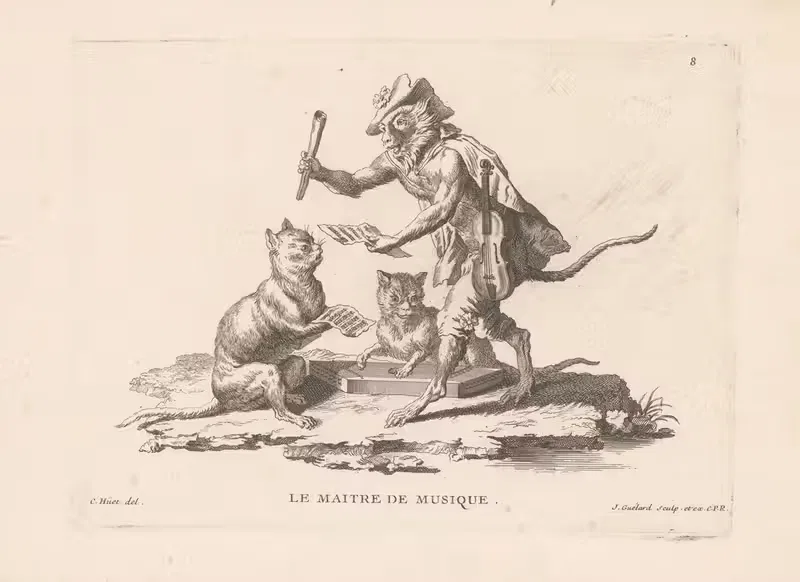 Мастер музыки by Жан Батист Гюлар, 1733-1792 — digital art print download
