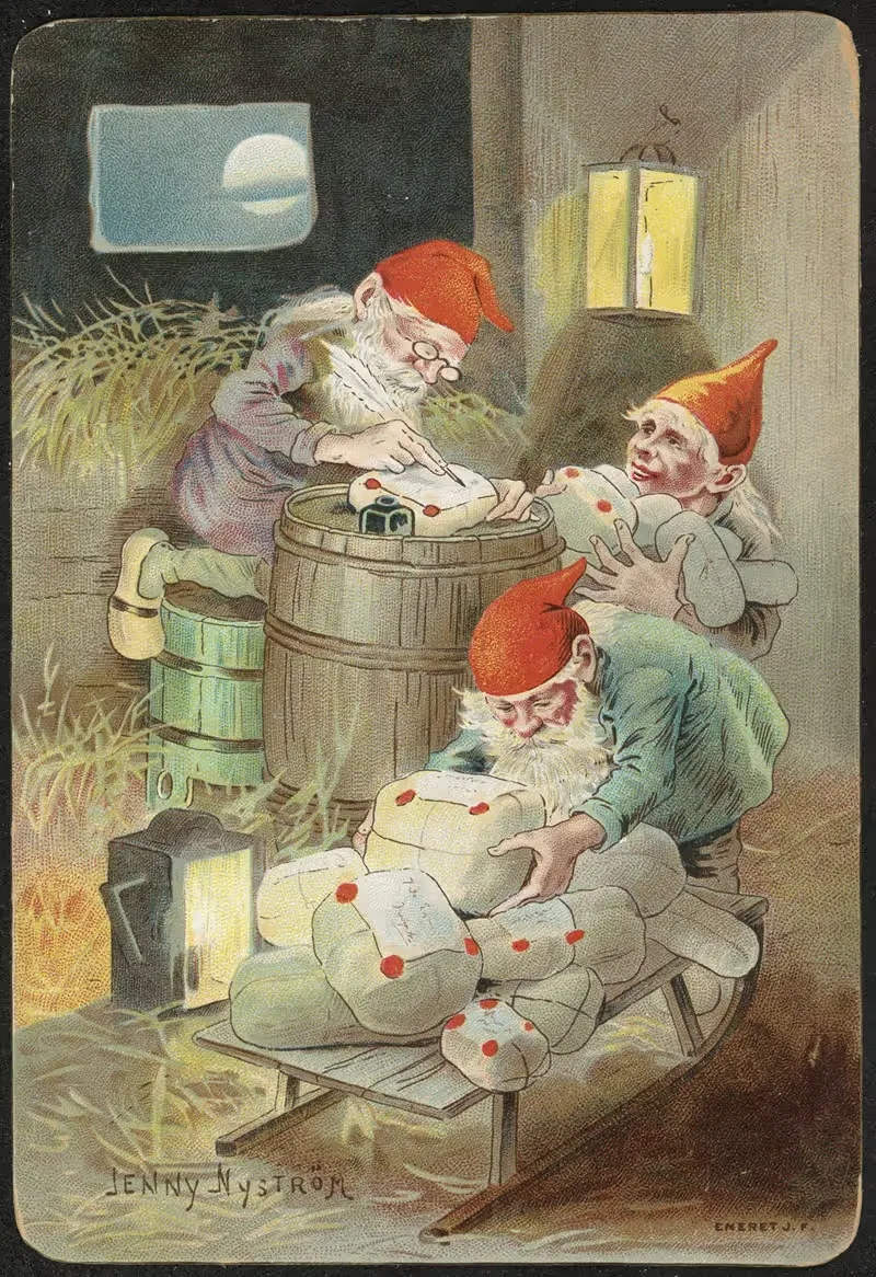 Рождественская открытка by Дженни Нюстрём — digital art print download