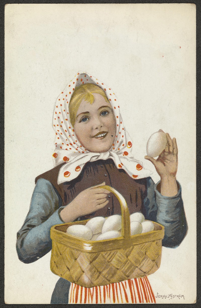 Пасхальная открытка by Дженни Нюстрём — digital art print download