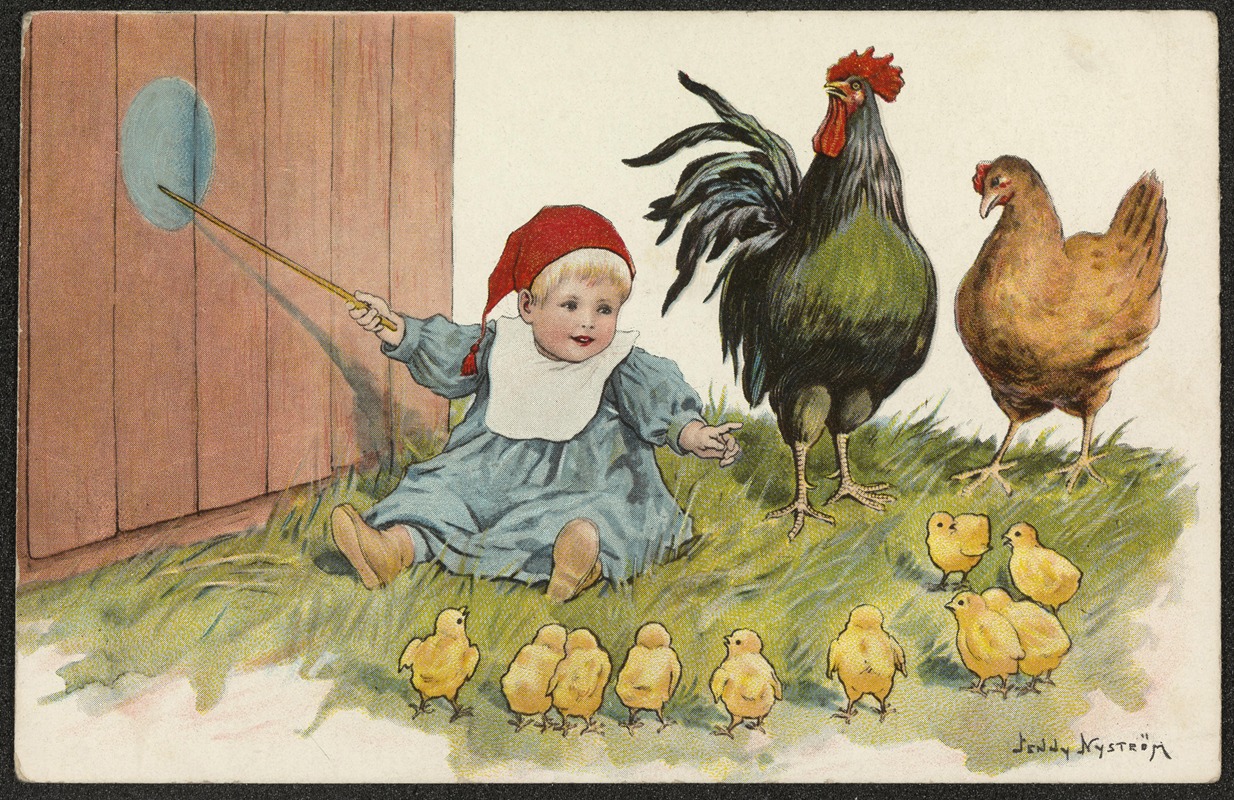 Пасхальная открытка by Дженни Нюстрём — digital art print download