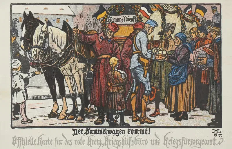 Сборный вагон приходит! by Максимилиан Либенвайн, 1915 — digital art print download
