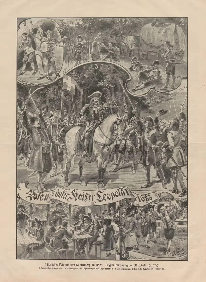 Historisches Fest auf dem Kahlenberg — Moritz Ledeli