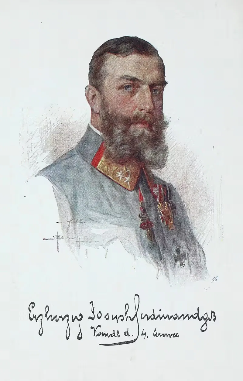 Эрцгерцог Иосиф Фердинанд by Оскар Брюх, 1915 — digital art print download