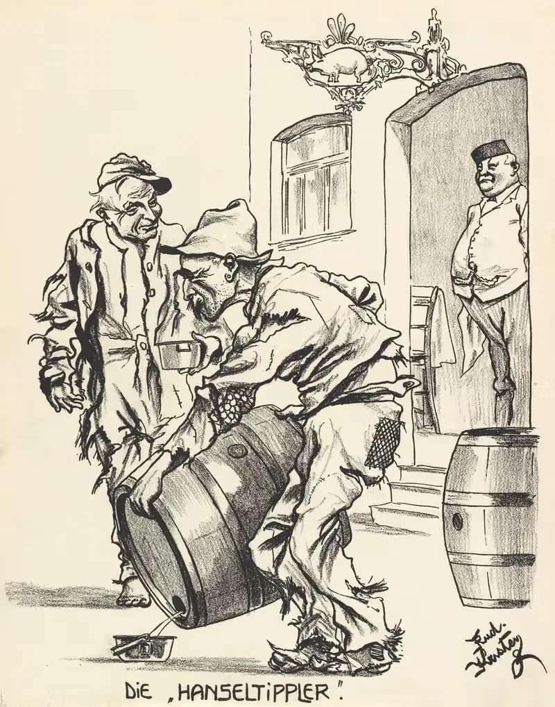 'Хансельтипплер' by Рудольф Кристен, 1921 — digital art print download