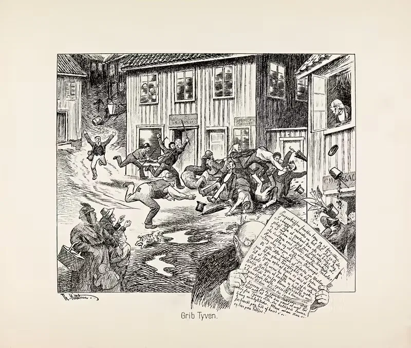 Гриб Тивен by Теодор Киттельсен, 1889 — digital art print download