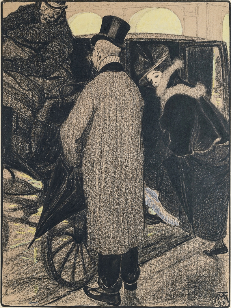 Routine by Adolf Munzer, 1898 — digital art print download