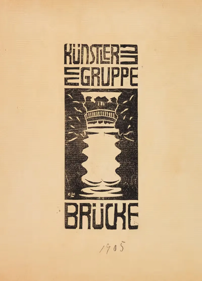 Signet der Künstlergruppe 'Brücke' — Ernst Ludwig Kirchner