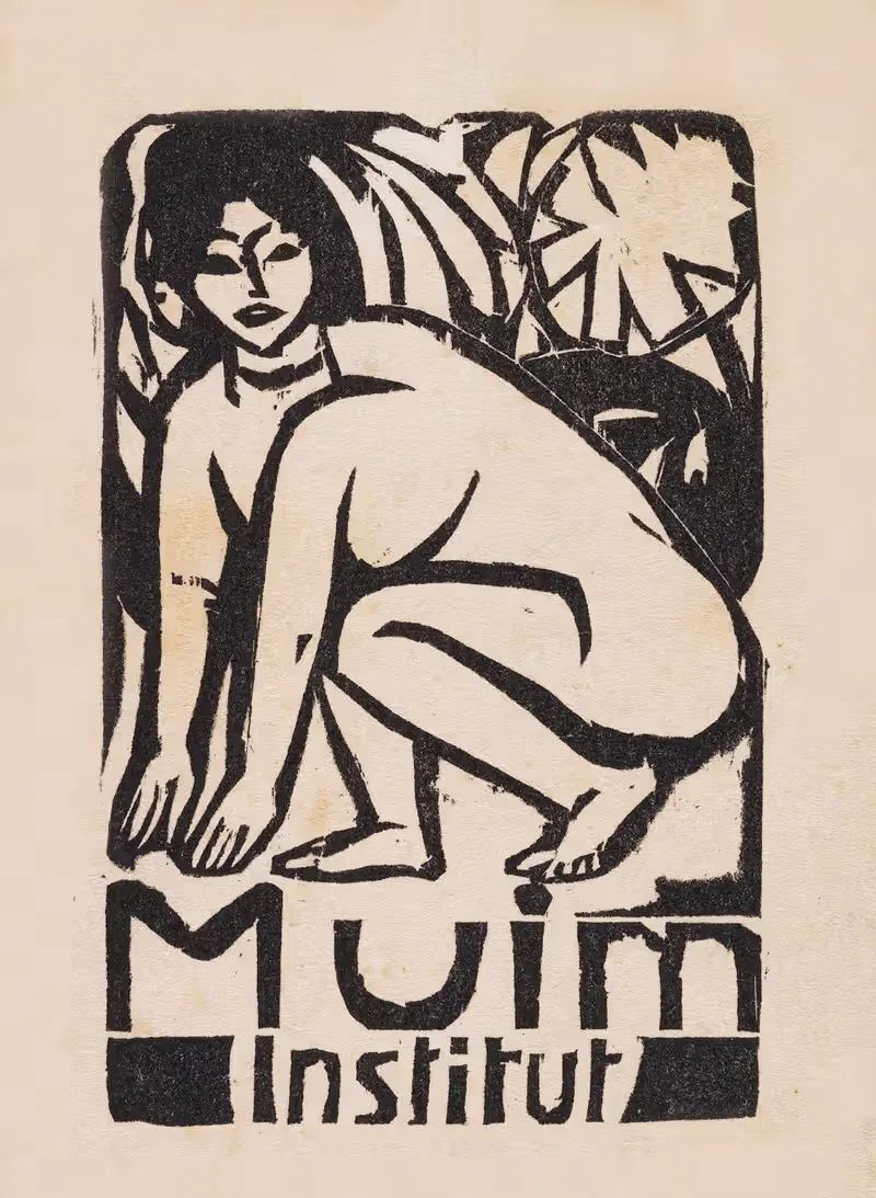Titel für den Prospekt des Muim-Instituts — Ernst Ludwig Kirchner