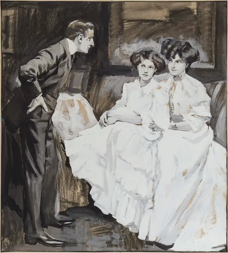 Ненужное возбуждение by Фердинанд Фрайхерр фон Резницек, 1908 — digital art print download