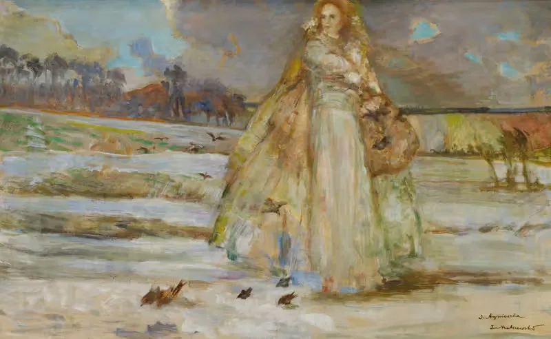 Святая Агнесса by Яцек Мальчевский, 1920-1921 — digital art print download