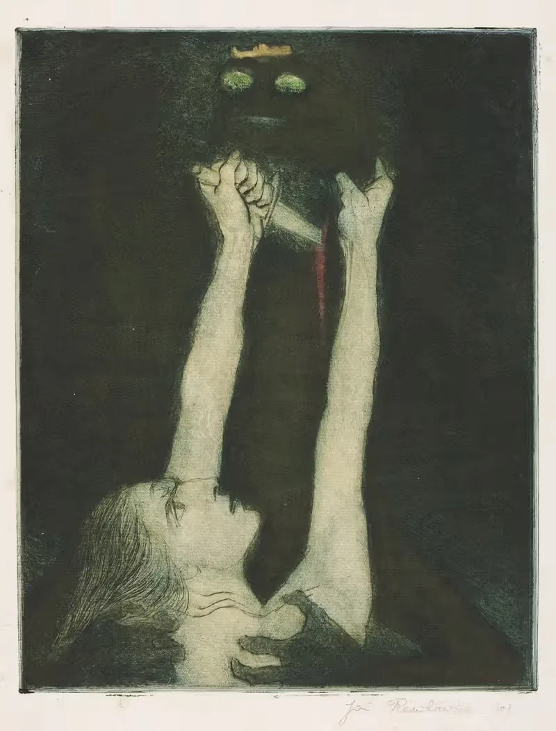 Бой с драконом by Ян Рембовский, 1909 — digital art print download