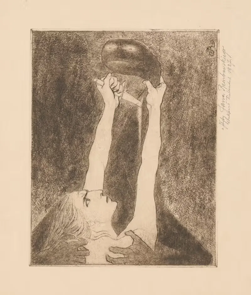 Бой с драконом by Ян Рембовский, 1927 — digital art print download