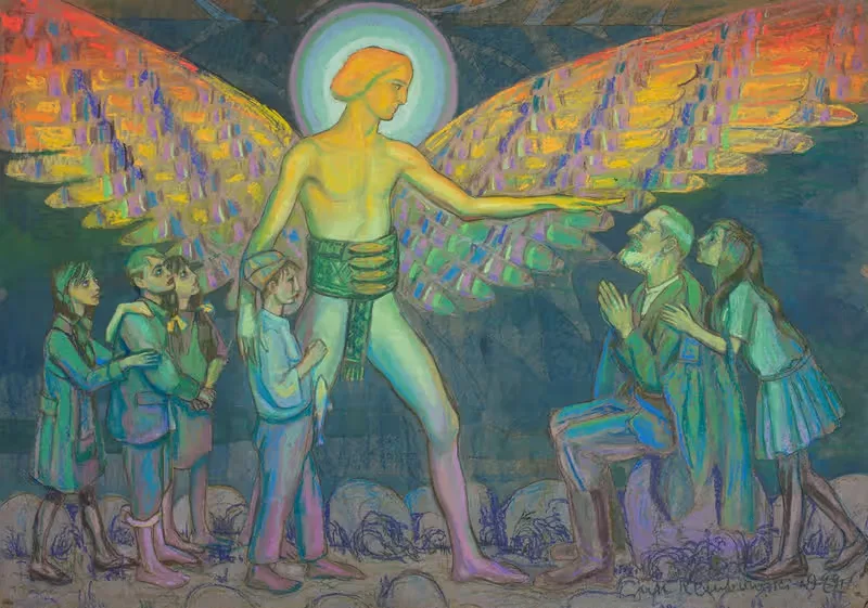 Возвращение Товии by Ян Рембовский, 1919 — digital art print download