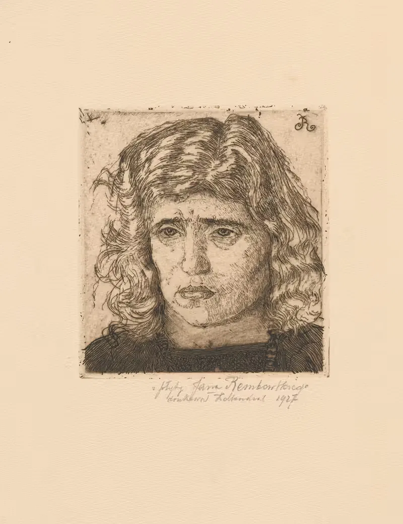 Изучение головы by Ян Рембовский, 1910 — digital art print download
