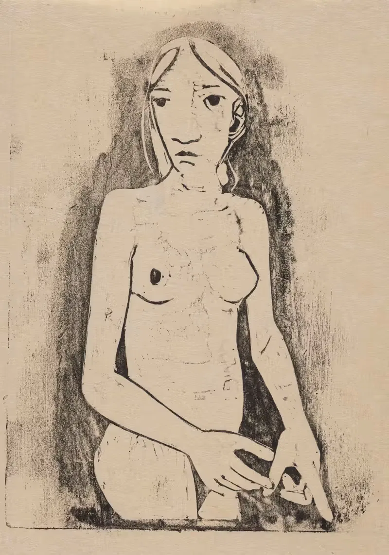 Женский ню by Иоахим Карш, 1932 — digital art print download