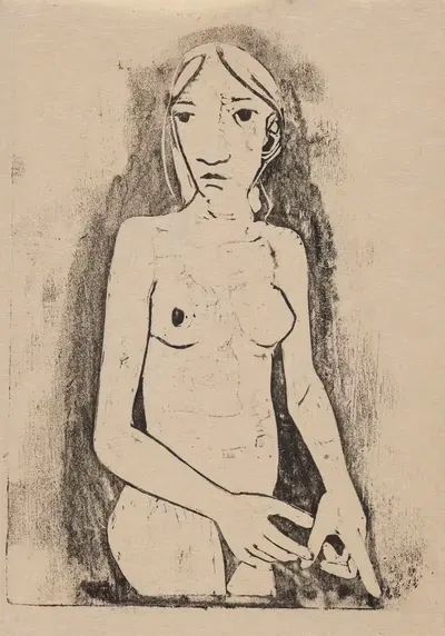 Женский ню by Иоахим Карш, 1932 — digital art print download