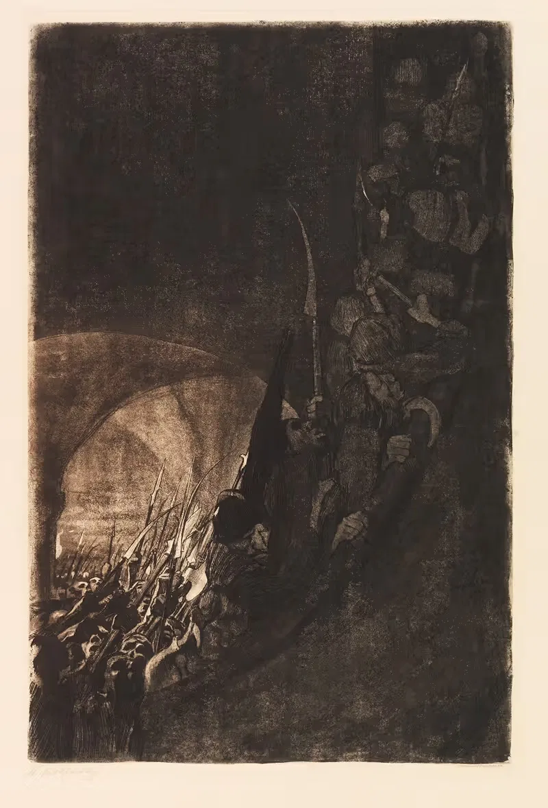 Вооружение в своде by Кэтэ Кольвиц, 1906 — digital art print download