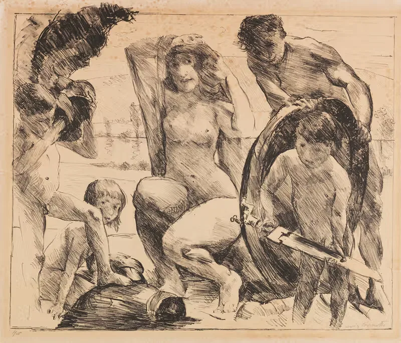 Оружие Марса by Ловис Коринт, 1914 — digital art print download