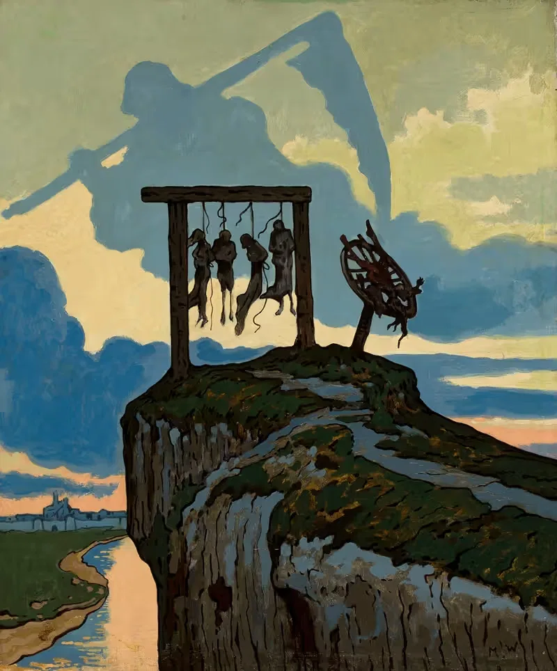 Повешенные люди by Мариан Вавженецкий, 1907 — digital art print download