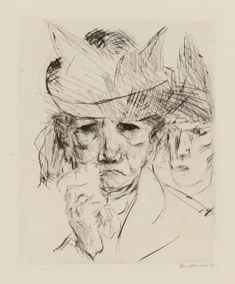 Плачущая женщина by Макс Бекманн, 1914 — digital art print download