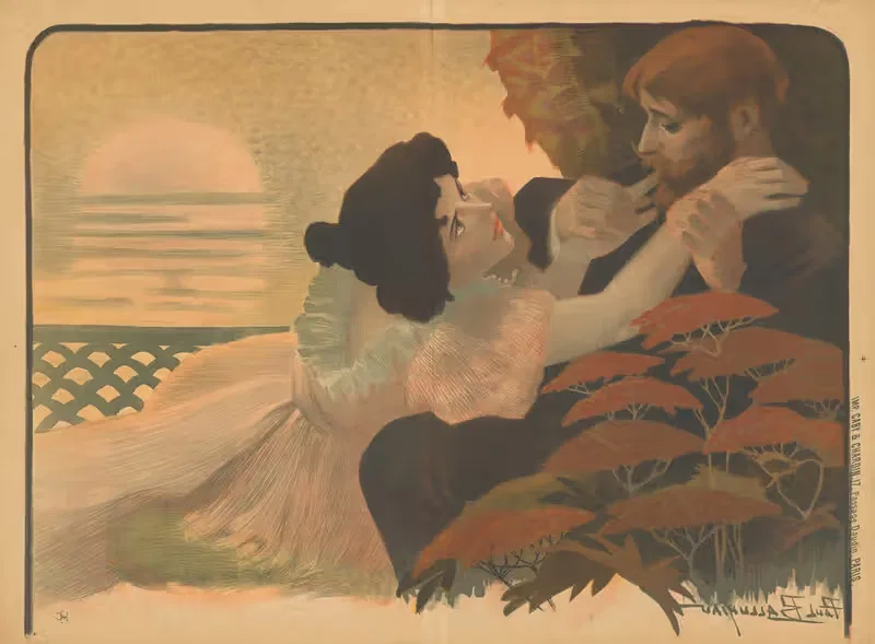 Марго, красавица by Поль Баллерио, 1897 — digital art print download