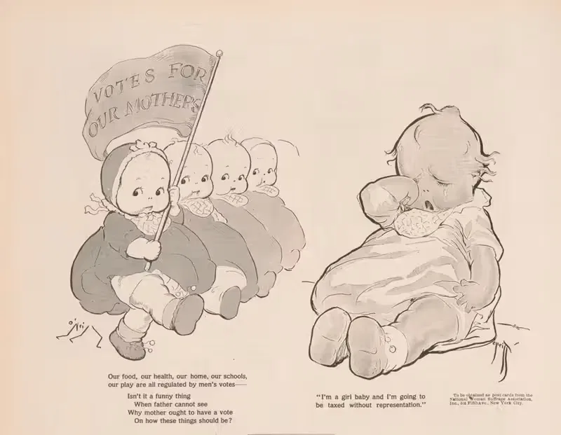 Кьюпи с правом голоса by Роза Сесил О'Нил, 1915 — digital art print download