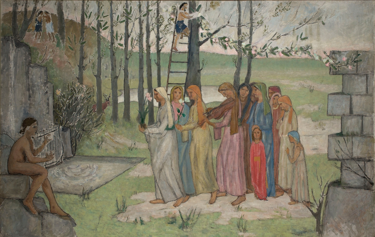 Весенний день by Тадеуш Маковский, 1907 — digital art print download
