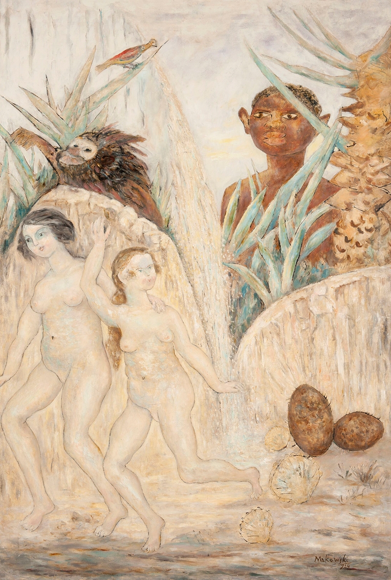 Водопад by Тадеуш Маковский, 1924 — digital art print download