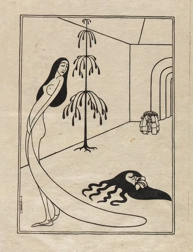 Judith mit dem Haupt des Holofernes — Thomas Theodor Heine