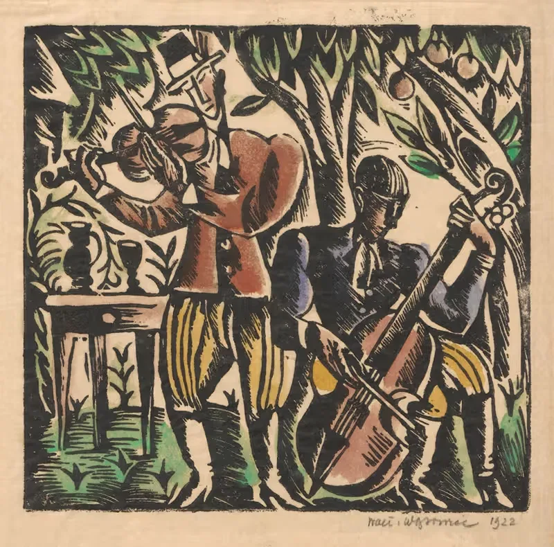 Музыканты by Вацлав Вансович, 1922 — digital art print download