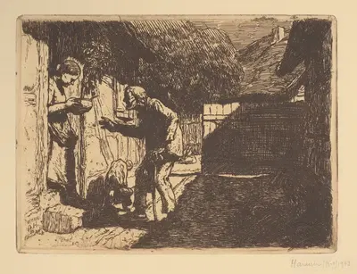 Der Bettler by Albert Haueisen, 1903 — digital art print download