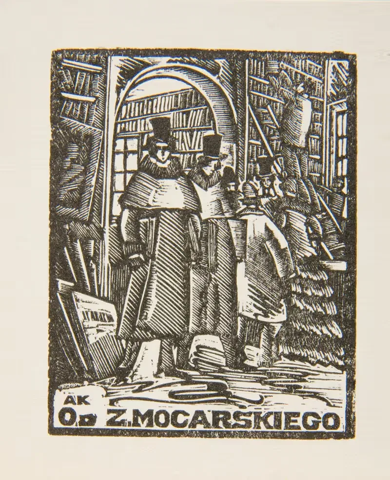 Ekslibris Zygmunta Mocarskiego (1894-1941) — Aleksy Krawczenko