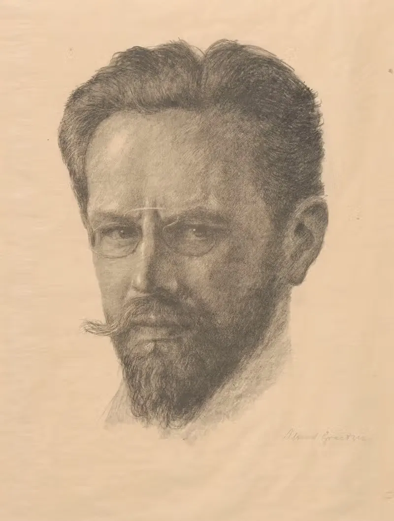 Professor Werner Sombart by Alfred Graetzer, 1906 — digital art print download