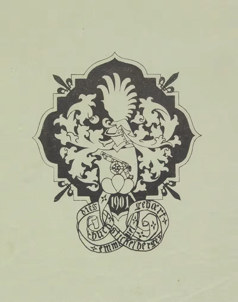 Эммануэль Стикельбергер (1884-1962) – экслибрис by Аноним, 1884-1962 — digital art print download