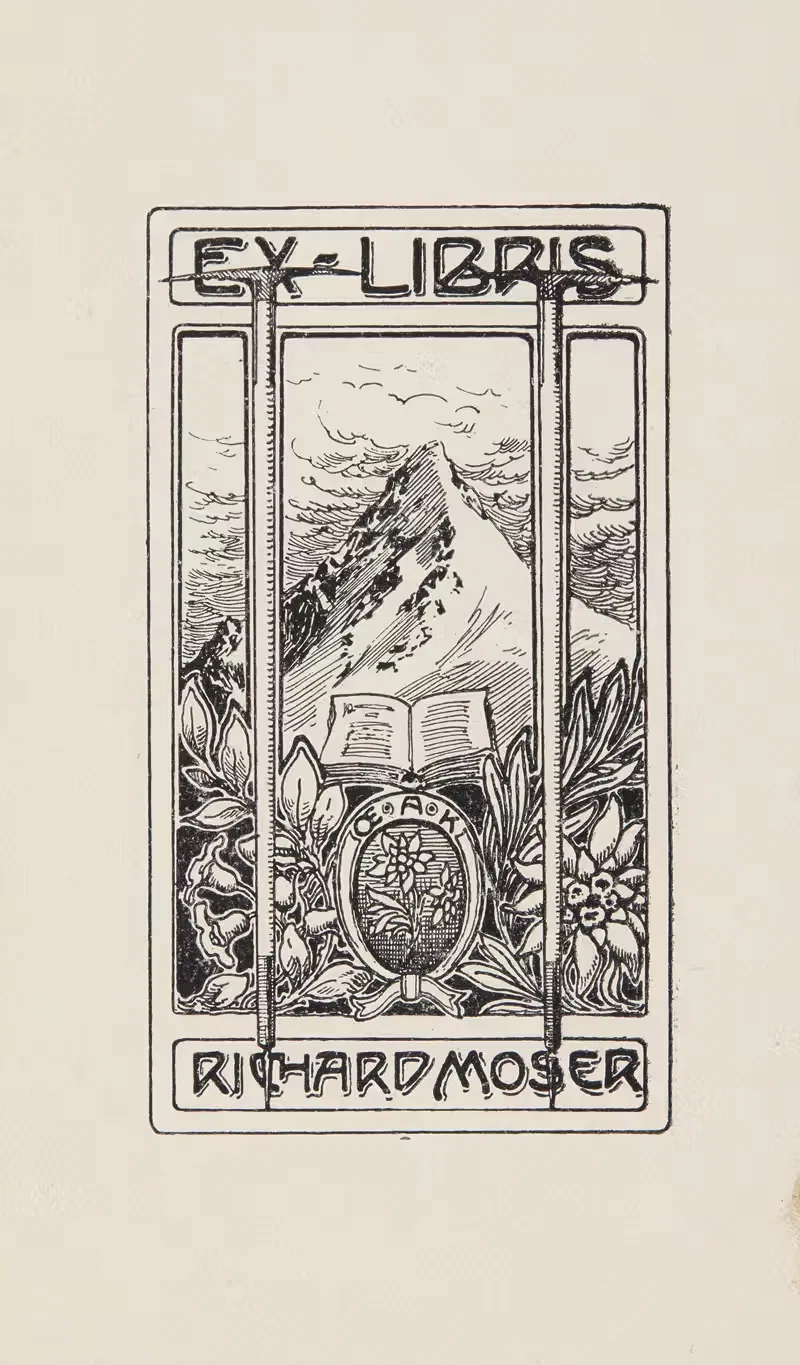 Ричард Мозер (1874-1924) – экслибрис by Аноним, 1874-1924 — digital art print download