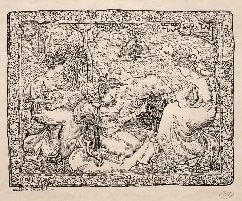 Музыка by Аристида Маййоль, 1893–1941 — digital art print download