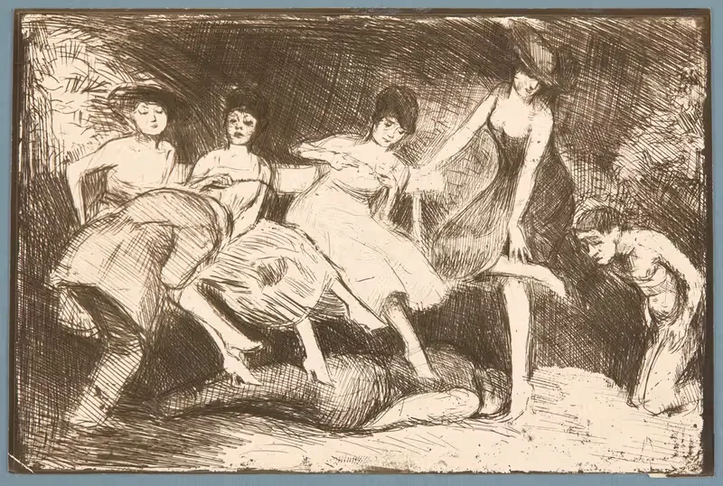В саду by Бруно Шульц, 1920-1921 — digital art print download
