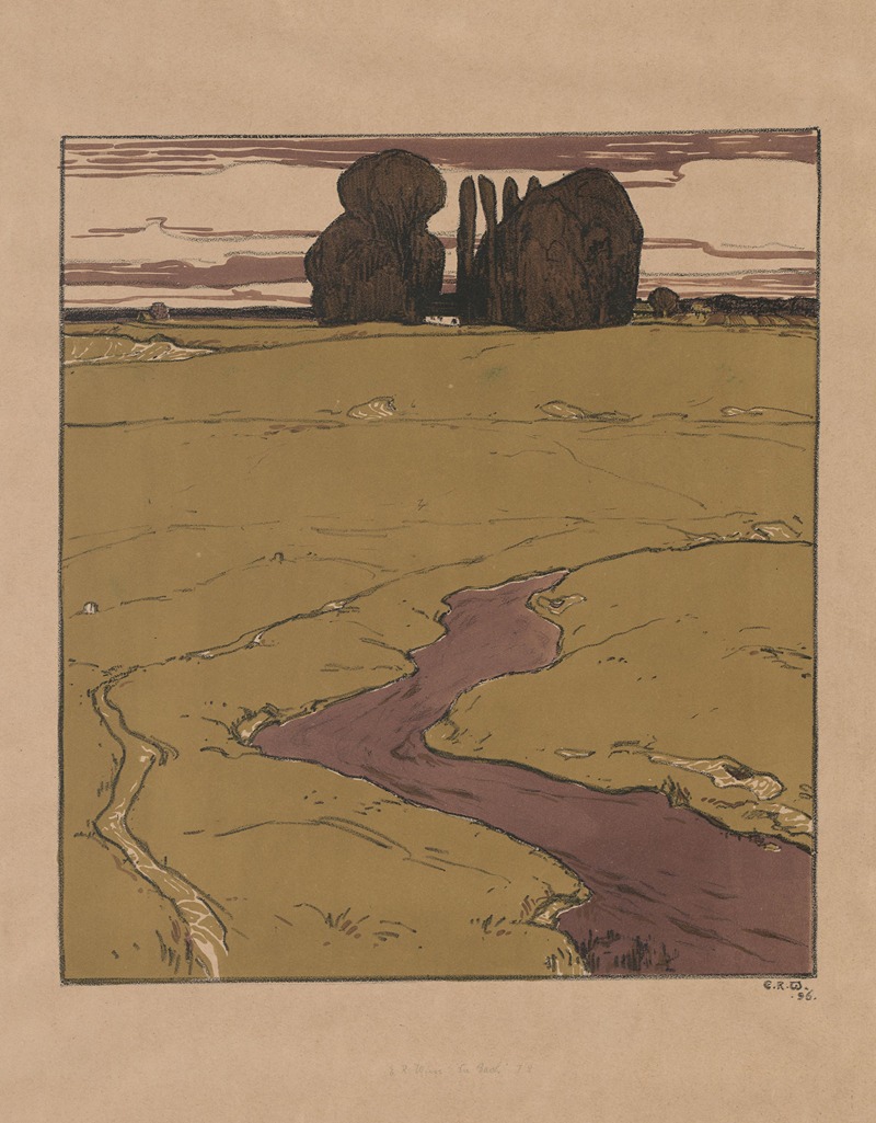Река by Эмиль Рудольф Вайс, 1896 — digital art print download
