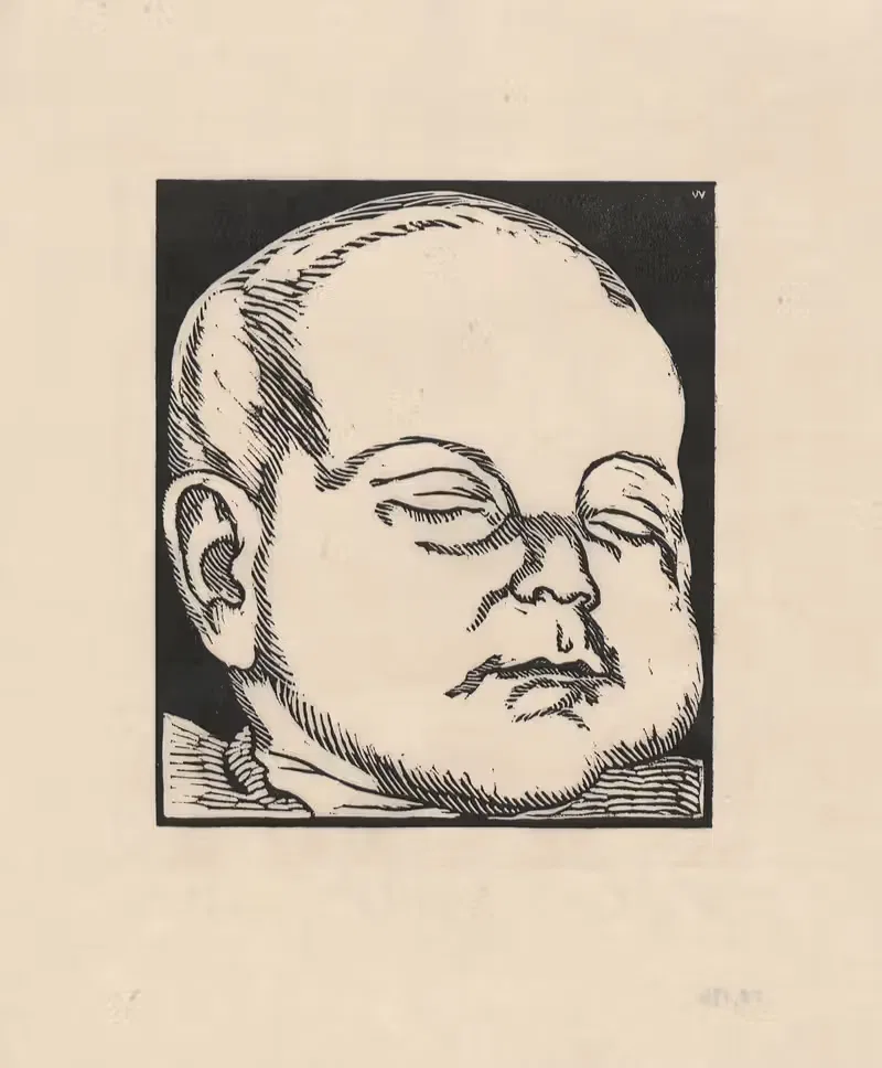 Schlafendes Kind by Emil Rudolf Weiss, 1907 — digital art print download