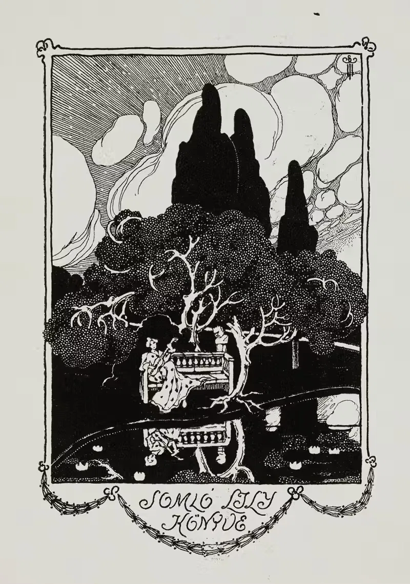 Bookplate; Somlo Lily Könyve — Émil Sarkadi