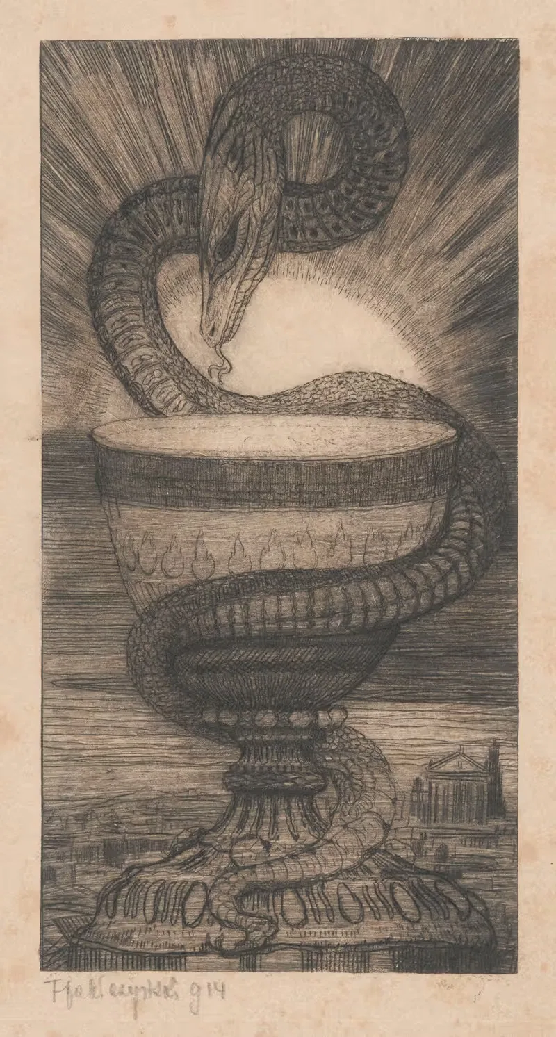 Фантазия by Феликс Яблчиньский, 1914 — digital art print download
