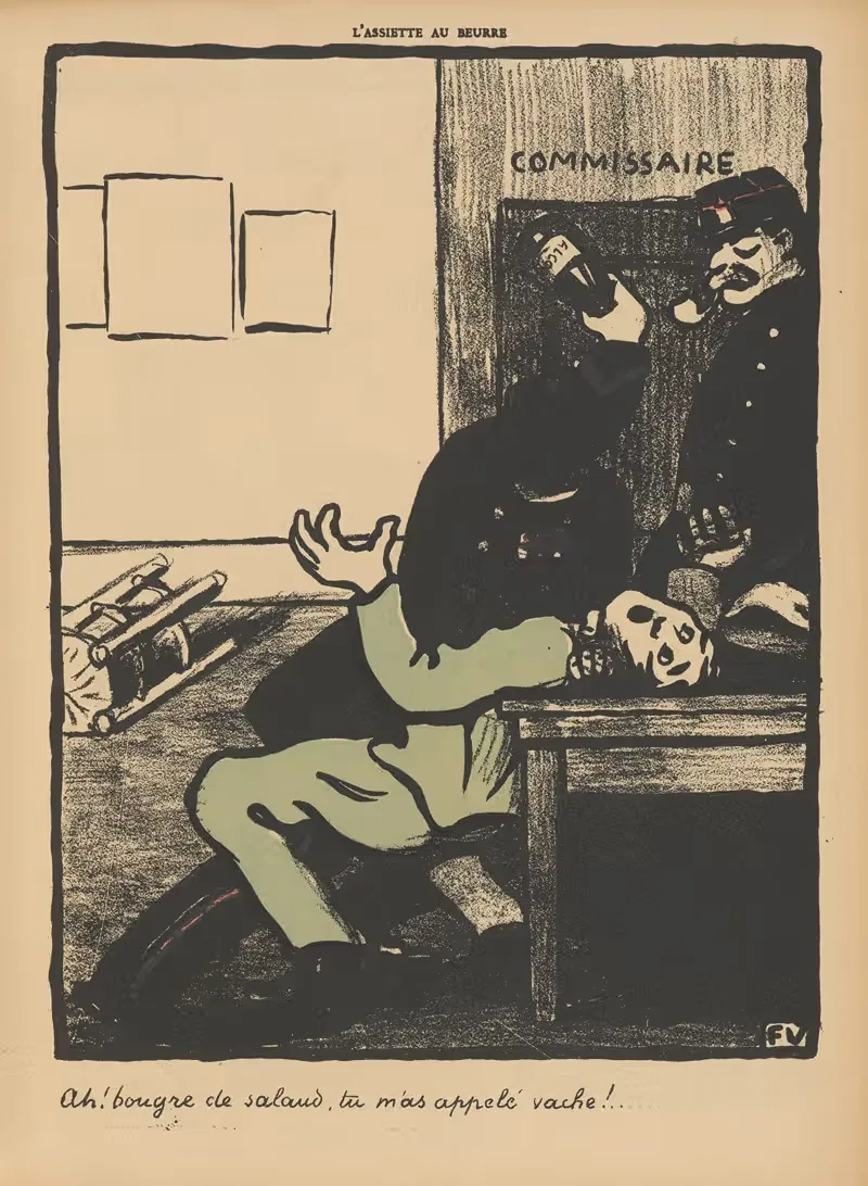 Ах! Буржуй салага (…) by Феликс Валлотон, 1902 — digital art print download