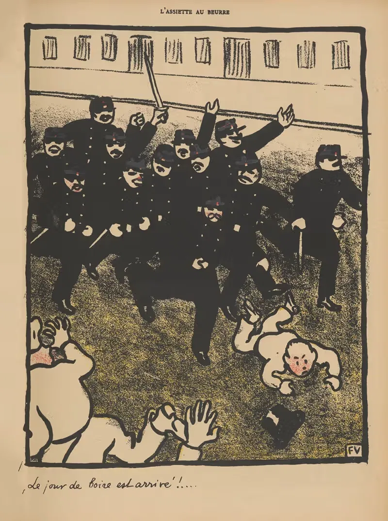 День питья настал! by Феликс Валлотон, 1902 — digital art print download