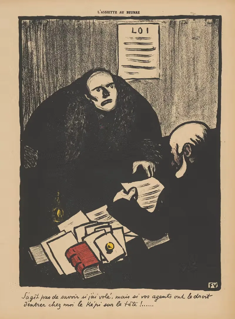 S'agit pas de savoir si j'ai vole (…) — Félix Vallotton