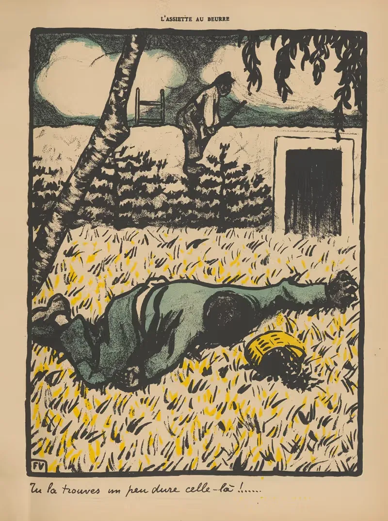 Tu la trouves un peu dure celle-la !… — Félix Vallotton