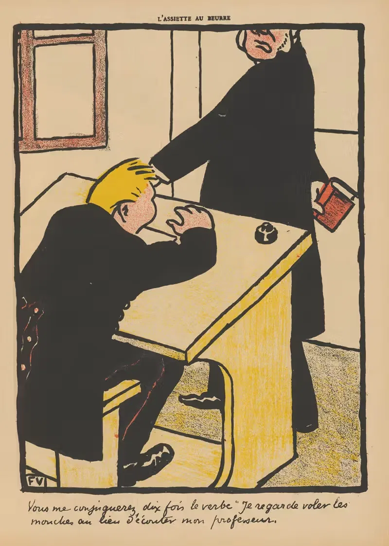 Vous me conjugurez dix fois le verbe (…) — Félix Vallotton